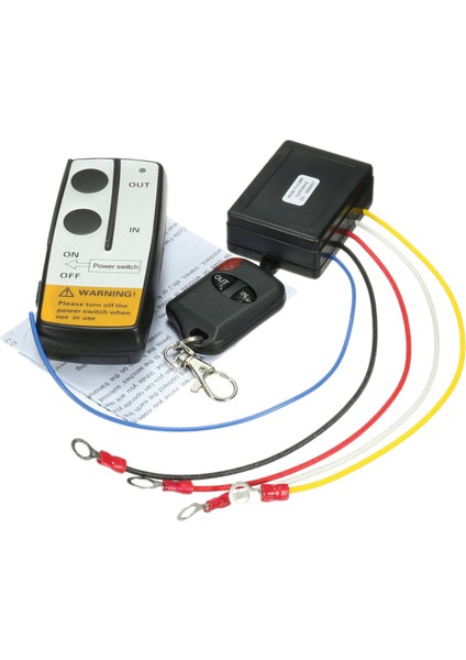 Jeep Atv Abd Için 12V 315MHZ 50FT / 15M Kablosuz Vinç Uzaktan Kumanda Kontrol Kiti (Yurt Dışından)