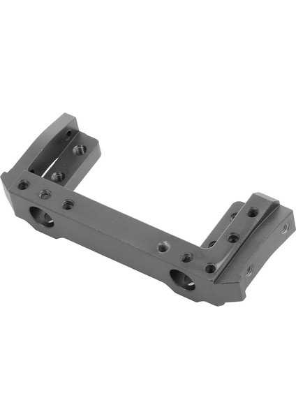 Alüminyum Alaşımlı Ön Tampon Montaj Servo Standı 1/10 Rc Paletli Eksenel SCX10 Iı 90046 90047 Yükseltme Parçaları, Titanyum (Yurt Dışından)