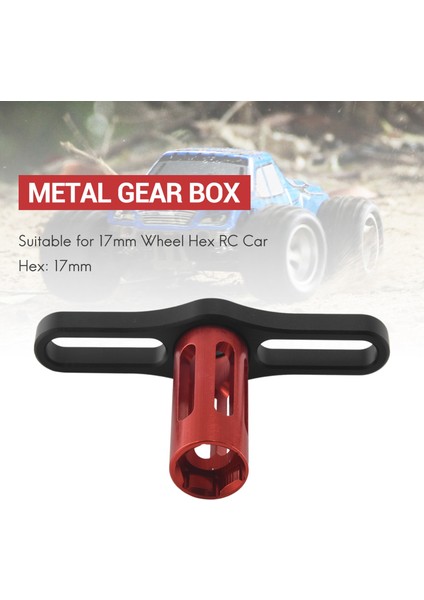 Metal 17 mm Tekerlek Somun Kol Altıgen Anahtar Aracı 1:8 Off-Road Rc Araba Canavar Kamyon Traxxas X-Maxx Zırvesı E-Revo (Yurt Dışından) fiyatları