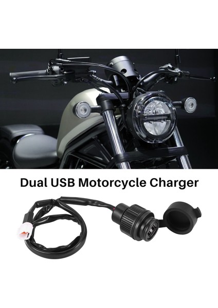 Motosiklet Hızlı Şarj Cihazı Çift USB Şarj Aleti Su Geçirmez Yamaha MT09 MT07 XSR700 Tracer 700 Tenere 700 Tüm Yıl (Yurt Dışından) fırsatları