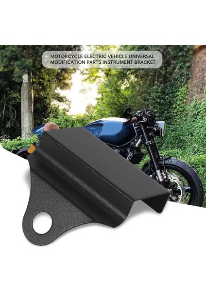 Koso Için Evrensel Motosiklet Metre Braketi Cnc Su Sıcaklığı Voltmetre Termometre Takometre Montaj Tutucu A (Yurt Dışından)
