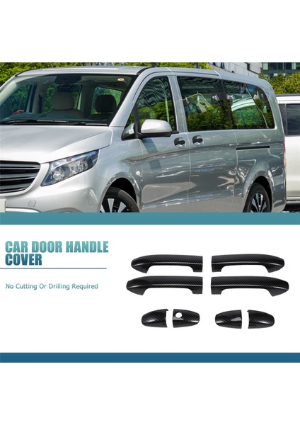 Mercedes Benz Vito W447 Metris Valente V-Class 2016-2021 Için Araba Kapı Kolu Kapak Şekillendirici Çıkartmalar (Yurt Dışından)