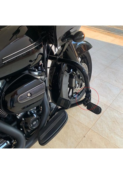 1-1/4 Inç Kısa Açılı Otoyol Mandalları Montaj Kiti Touring Electra Road Glide Motor Koruma Ayak Mandalları Montaj Siyah (Yurt Dışından) indirimleri