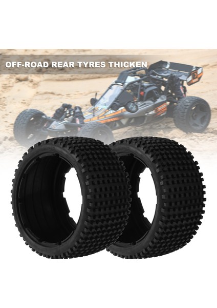 Off-Road Arka Lastikler Kalınlaşmak Cilt Seti 1/5 Hpı Rofun Baha Rovan Km Baja 5b Kamyon Yedek Oyuncak Parçaları (Yurt Dışından)