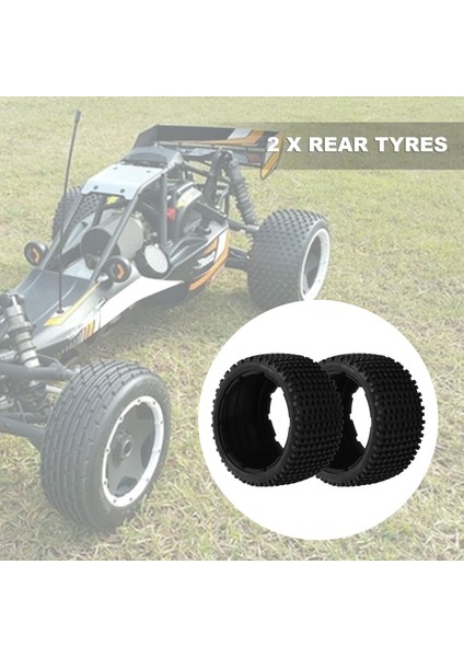 Off-Road Arka Lastikler Kalınlaşmak Cilt Seti 1/5 Hpı Rofun Baha Rovan Km Baja 5b Kamyon Yedek Oyuncak Parçaları (Yurt Dışından)