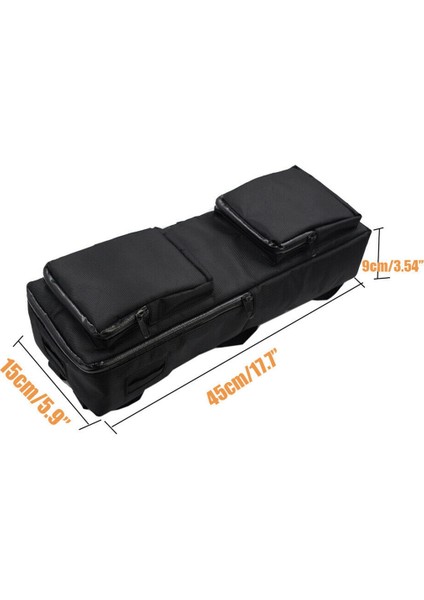 Bisiklet Pil Çantası 17.7 Inç/45 cm Elektrikli Scooter Çantası Durumda Bisiklet Ön Su Geçirmez Depolama Mtb Ebike Çantası Bisiklet Çantası (Yurt Dışından)