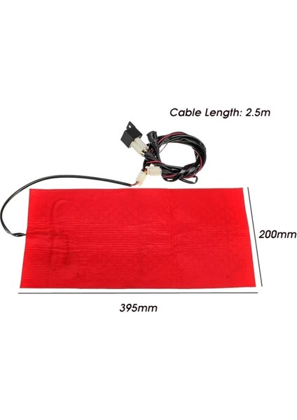 Internet 25W 12V Evrensel Motosiklet Atv Koltuk Isıtmalı Yastık Kış Isıtıcı Su Geçirmez Ped Isıtma Pedi Mat (Yurt Dışından)