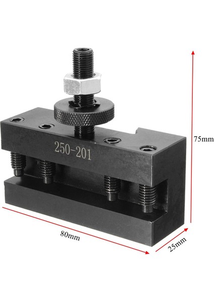 Adet Hızlı Değişim Cnc Torna Takım Sonrası Torna Tezgahları Için Kaplama Tutucu Tutucu TOOLS-250-201 & 250-202 (Yurt Dışından)