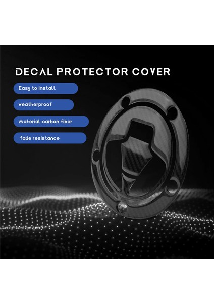 Karbon Fiber Yakıt Gaz Yağı Kapağı Tankı Pad Tankpad Koruyucu Etiket Ninja ZX6R ZX10R Z1000 Z1000SX Z800 Z750 Z650 ER6N (Yurt Dışından) fırsatları