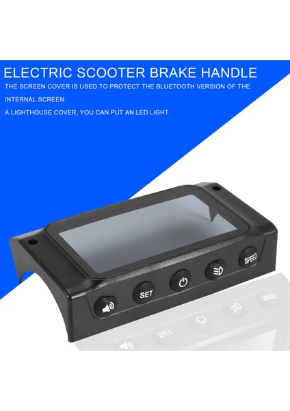 Kugoo S1 S2 S3 8-Inç Scooter Için LCD Monitör Kapağı Hızlandırıcı Fren Kolu ile LED Lamba Kapağı (Yurt Dışından)