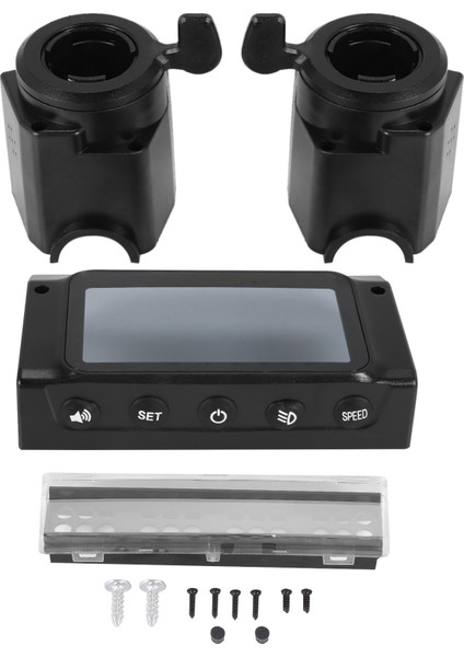 Kugoo S1 S2 S3 8-Inç Scooter Için LCD Monitör Kapağı Hızlandırıcı Fren Kolu ile LED Lamba Kapağı (Yurt Dışından)