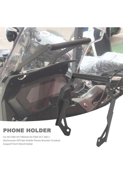 Honda NC750X NC750XAM NC750X Dct 2021 + Motosiklet Gps Bar Cep Telefon Braketi Çapraz Çubuk Desteği Ön Stand Tutucu (Yurt Dışından) indirimleri