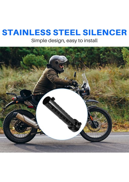 Evrensel Motosiklet Egzoz Kutusu Susturucu Bölme Db Killer Susturucu 35MM Abd (Yurt Dışından)