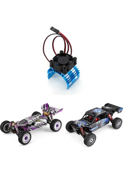Wltoys A959-B 144001 124019 Rc Araba Alüminyum Alaşımlı Motor Soğutucu Kapağı Soğutma Fanı ile 540 550 3650 Motor, 1 (Yurt Dışından) fırsatları