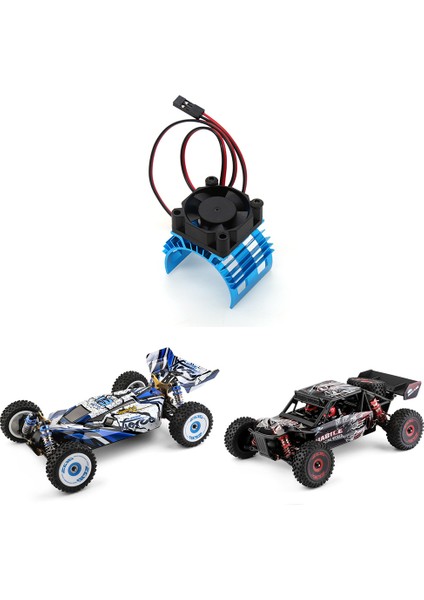 Wltoys A959-B 144001 124019 Rc Araba Alüminyum Alaşımlı Motor Soğutucu Kapağı Soğutma Fanı ile 540 550 3650 Motor, 1 (Yurt Dışından) indirimleri