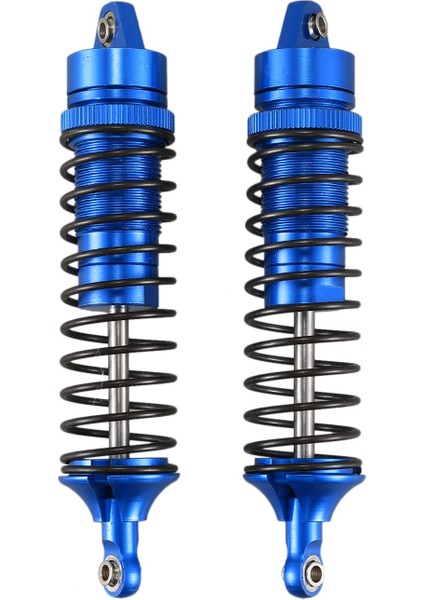 2 Adet 110MM Metal Arka Amortisör Bağlantısı 1/10 Rc Traxxas Tırmanma Araba Modeli Kamyon Mavi (Yurt Dışından) modelleri