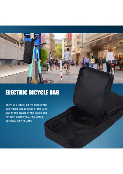 Elektrikli Bisiklet Scooter Pil Çantası Bisiklet Ön E-Bisiklet Su Geçirmez Depolama Bisiklet Çantası Bisiklet Parçası Bisiklet Çantası 45X16X7CM (Yurt Dışından) modelleri
