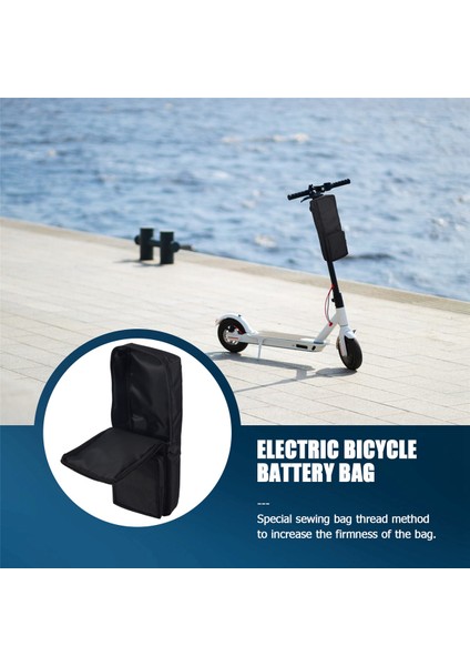 Elektrikli Bisiklet Scooter Pil Çantası Bisiklet Ön E-Bisiklet Su Geçirmez Depolama Bisiklet Çantası Bisiklet Parçası Bisiklet Çantası 45X16X7CM (Yurt Dışından) indirimleri