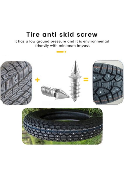 50 Adet/takım Uzunluk 27MM Anti Patinaj Lastik Vidası, Araba Lastikleri Çiviler Sivri Tekerlek Kar Zincirleri Otomobil Araç Kamyon Motosiklet Lastikleri Kış (Yurt Dışından) indirimleri