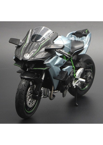 1:12 H2 R Motosiklet Döküm Alaşım Model Oyuncak Siyah Ninja H2R Motosiklet Ayrılabilir Koleksiyon Siyah (Yurt Dışından)