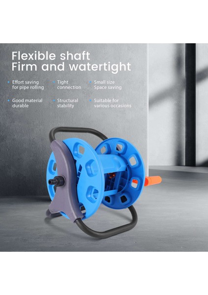 Taşınabilir 20 M Ev Bahçe Su Hortum Makarası Sepeti Boru Depolama Araba Yıkama Boru Hortumu Sarma Aracı Raf Tutucu (Yurt Dışından) indirimleri