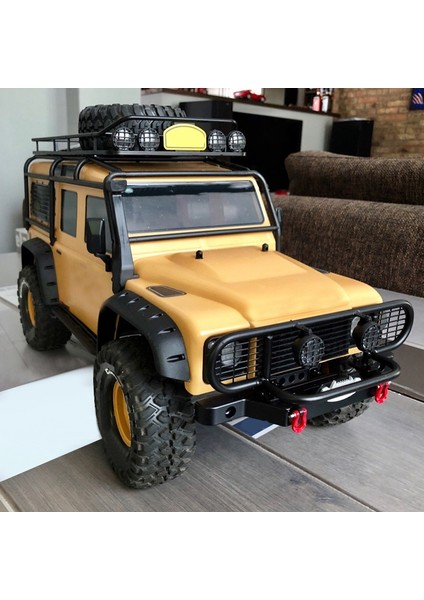 Trx4 Metal Ön Deve Trophy Tampon Için Işık ile 1/10 Rc Paletli Araba Traxxas Trx4 Trx-4 Defender (Yurt Dışından)