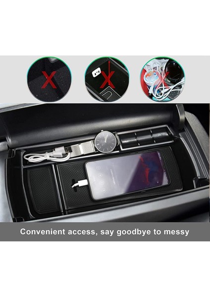 Araba Merkezi Konsol Kol Dayama Saklama Kutusu Organizatör Iç Aksesuarları Peugeot 3008 5008 2016-2021 Için (Yurt Dışından) fiyatları