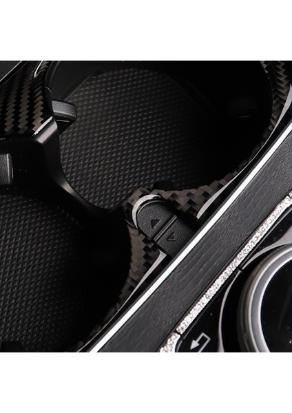 Mercedes Benz Için W205 C Sınıfı C180 C200 C300 Glc Aksesuarları Karbon Fiber Araba Iç Bardak Tutucu Çerçeve Trim Çıkartmalar (Yurt Dışından) indirimleri