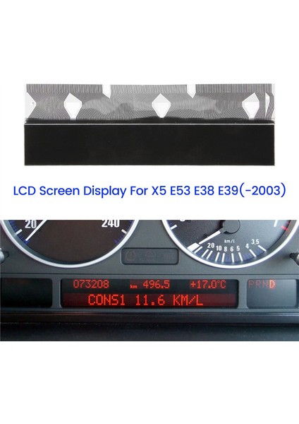 Araç Gösterge Paneli LCD Ekran Görüntüsü-Bmw X5 E53 E38 E39(-2003) Pano Piksel Onarımı (Yurt Dışından)