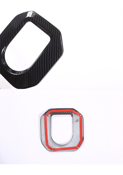 Araba Vites Krom Çerçeve Trim Karbon Fiber Land Rover Range Rover Evoque 2012-2017 Aksesuarları (Yurt Dışından) modelleri