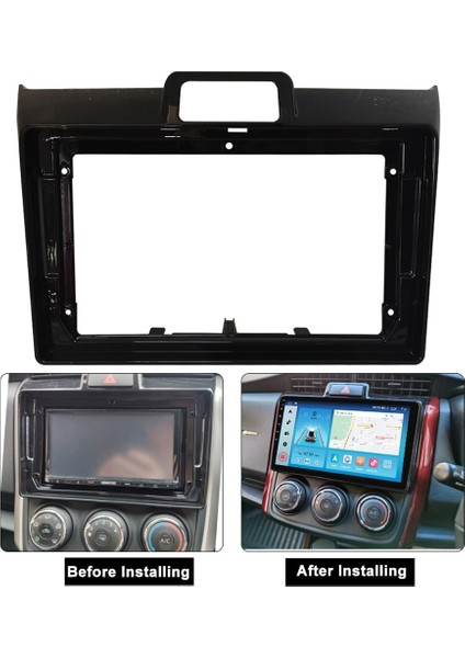 Toyota Corolla Axio Fielder 2015 Için Araba Radyo Fasya DVD Stereo Çerçeve Plaka Adaptörü Montaj Dash Kurulum Çerçeve (Yurt Dışından)