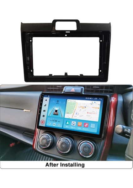 Toyota Corolla Axio Fielder 2015 Için Araba Radyo Fasya DVD Stereo Çerçeve Plaka Adaptörü Montaj Dash Kurulum Çerçeve (Yurt Dışından)