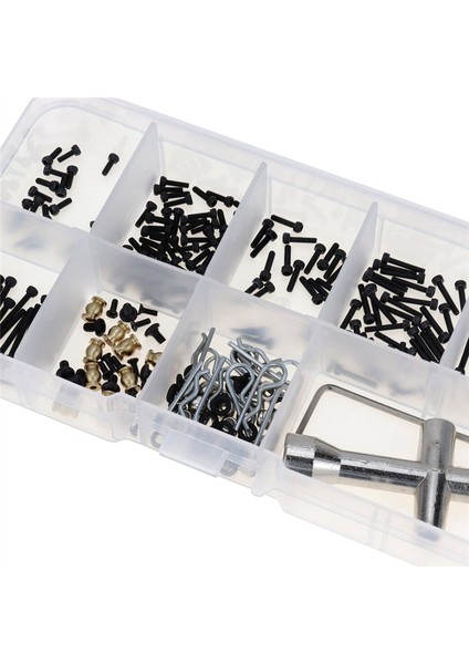 252 Adet M1.4 Vida Bağlantı Elemanı Kiti Kol Altıgen Anahtar Tamir Araçları Eksenel SCX24 1/24 Rc Paletli Araba Parçaları Aksesuarları (Yurt Dışından)