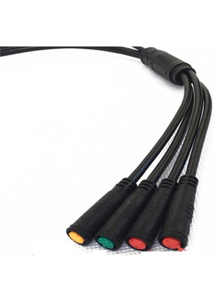 E-Bike 1t4 E-Bisiklet Uzatma Kablosu Kablosu Elektrikli Bisiklet Fren Ekran Gaz Kelebeği Bisiklet Parçası Için Su Geçirmez Konnektör. (Yurt Dışından) indirimleri