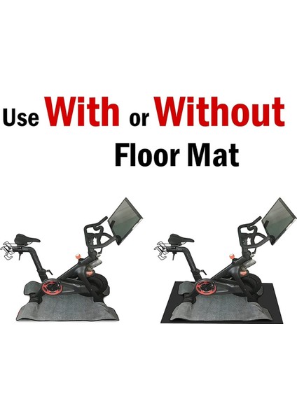 Egzersiz Bisikleti Mat Havlusu - Makinede Yıkanabilir Bisiklet Koruması - Peloton Mat ile Uyumlu Emici Bisiklet Aksesuarları (Yurt Dışından) indirimleri