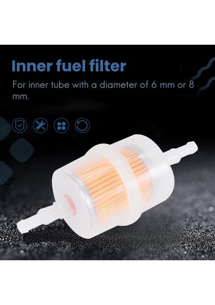 6mm 8mm Evrensel Boru Çevrimiçi Filtre Benzinli Ham Petrol Motoru Araba Için (Yurt Dışından) fırsatları