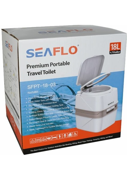 Seaflo 18 L Portatif Tuvalet