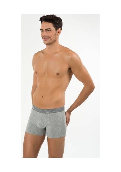 Tıght 2li Erkek Boxer Gri Renkli