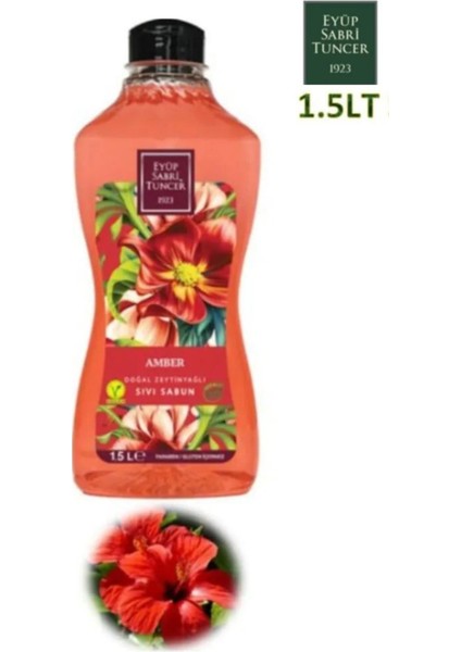 Doğal Zeytinyağlı Sıvı Sabun Amber 1500 ml x 3 Adet fiyatları