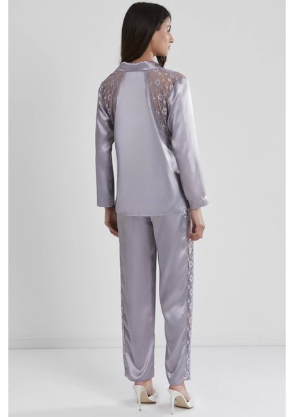 Pierre Cardin 1438 Saten Dantelli Pijama Takımı indirimleri