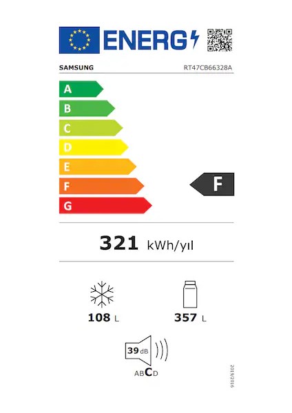 RT47CB66328ATR Çift Kapılı No Frost Buzdolabı