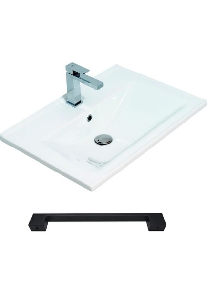 Batum 80 Cm Beyaz Mdf Banyo Dolabı Seti Çekmeceli fırsatları