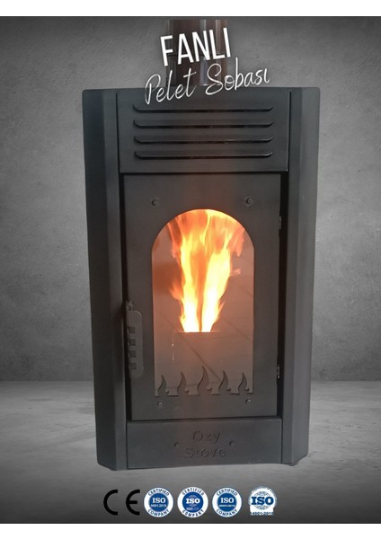 Ozystove Fanlı Pelet Sobası