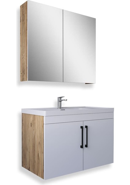 Yalova 65 Cm Mdf Banyo Dolabı Seti modelleri