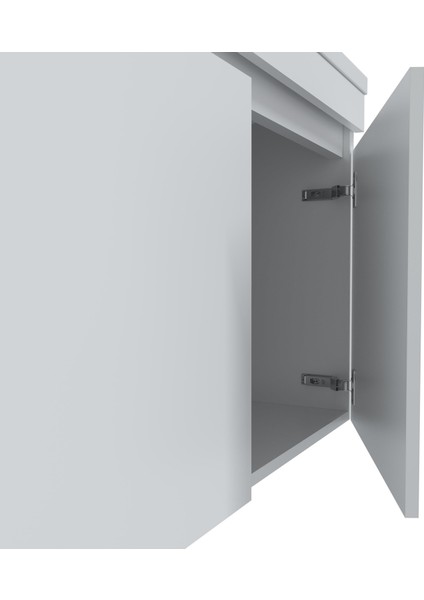 Tokyo 65 Cm Beyaz Mdf Banyo Dolabı Seti + Boy Dolabı modelleri