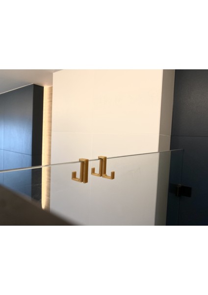 8’li 4 Renk Banyo Havlusu Askı Seti