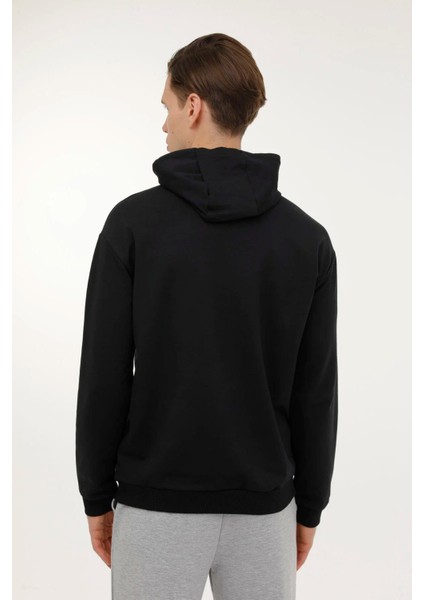 M-SN88 Bsc Hoodıe 3pr Siyah Erkek Kapsonlu Sweatshirt indirimleri