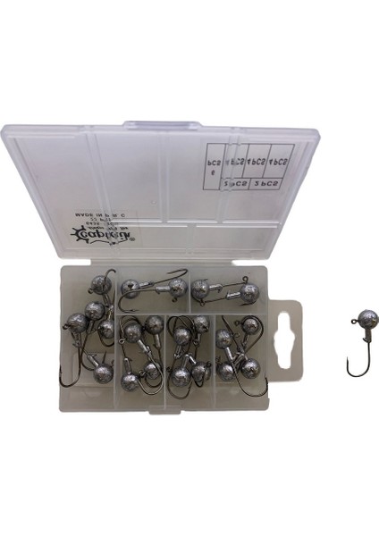 6435 Compact Eco Kutulu Jig Head Seti 12GR 22 Adet