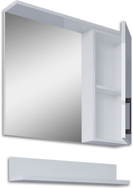 Eko 65 cm Mdf Banyo Aynalı Üst Dolap