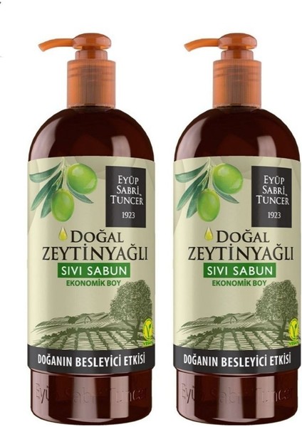 Zeytinyağlı Sıvı Sabun 750 ml x 2 Adet